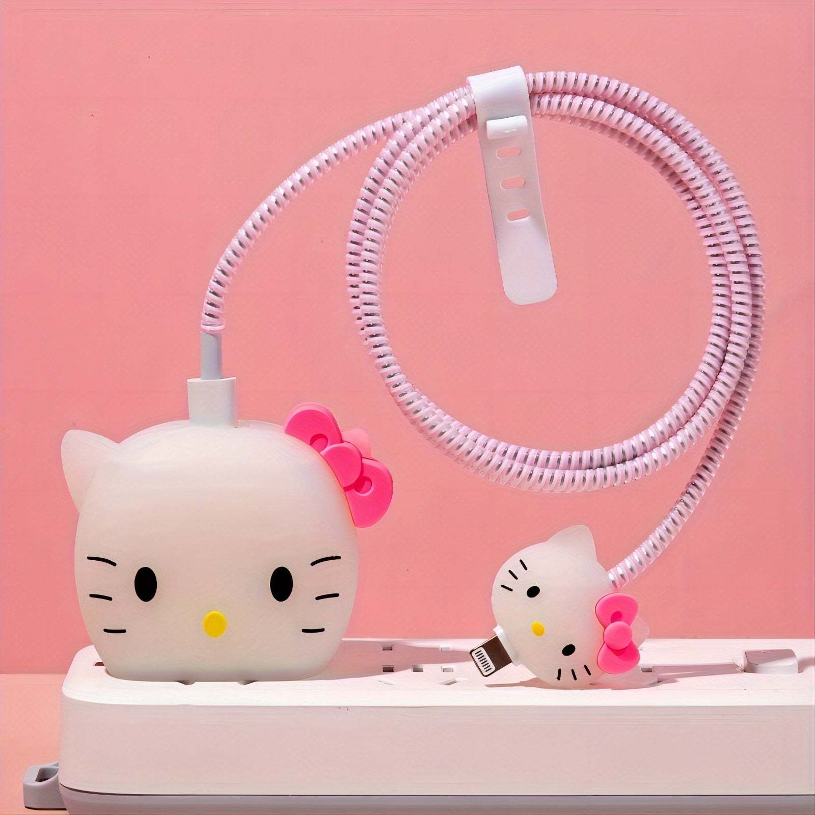 Adaptador de corriente USB-C de 20W con diseño de Sanrio adorable y cubierta 3D para hombres y mujeres
