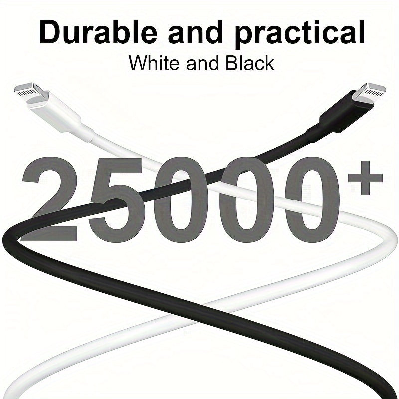 45W USB C Wall Charger with 91.44cm USB C to Lightning Cable Fast Charging for iPhone and iPad