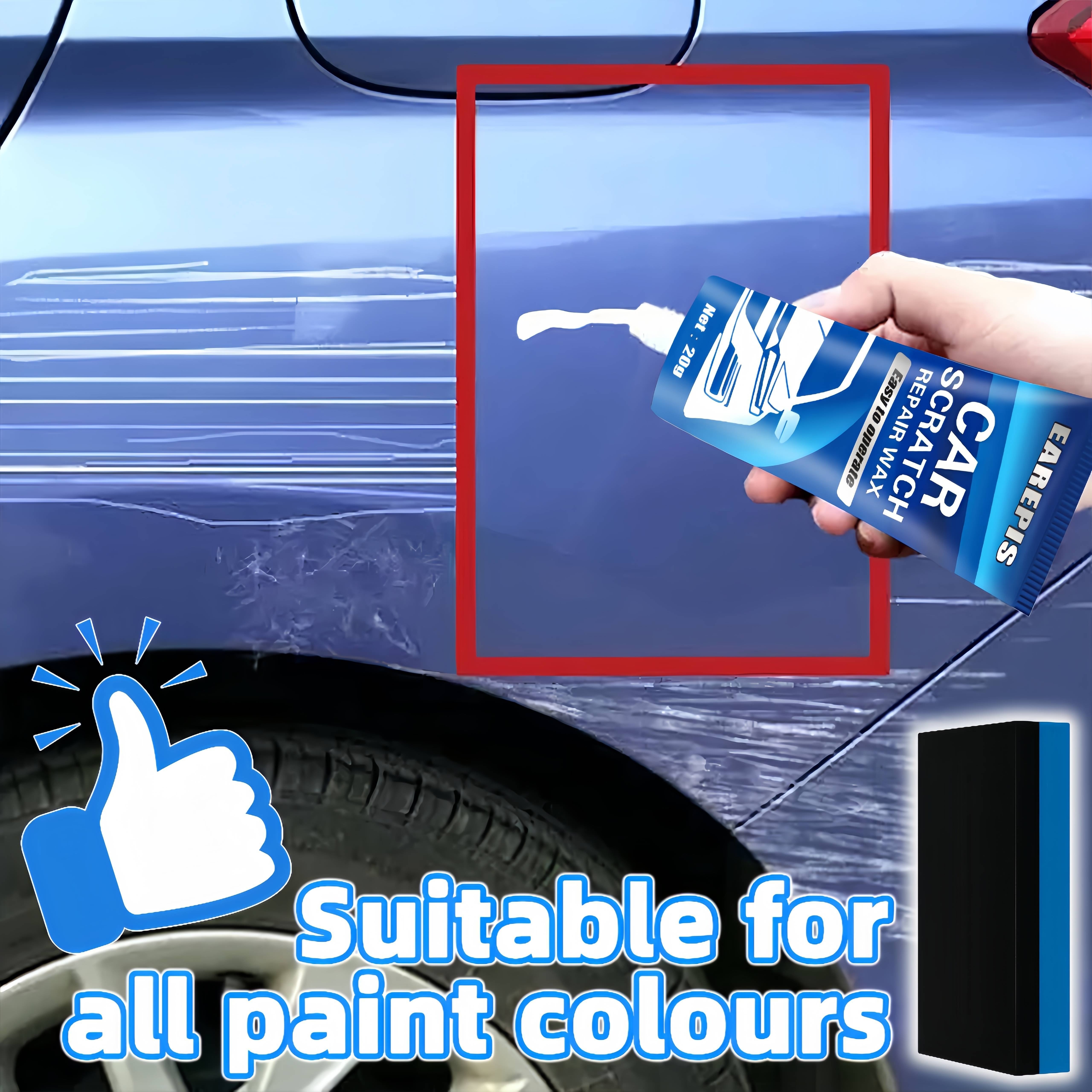 Car Scratch Remover Wax - Restores Shine Quickly for All Paint Colors