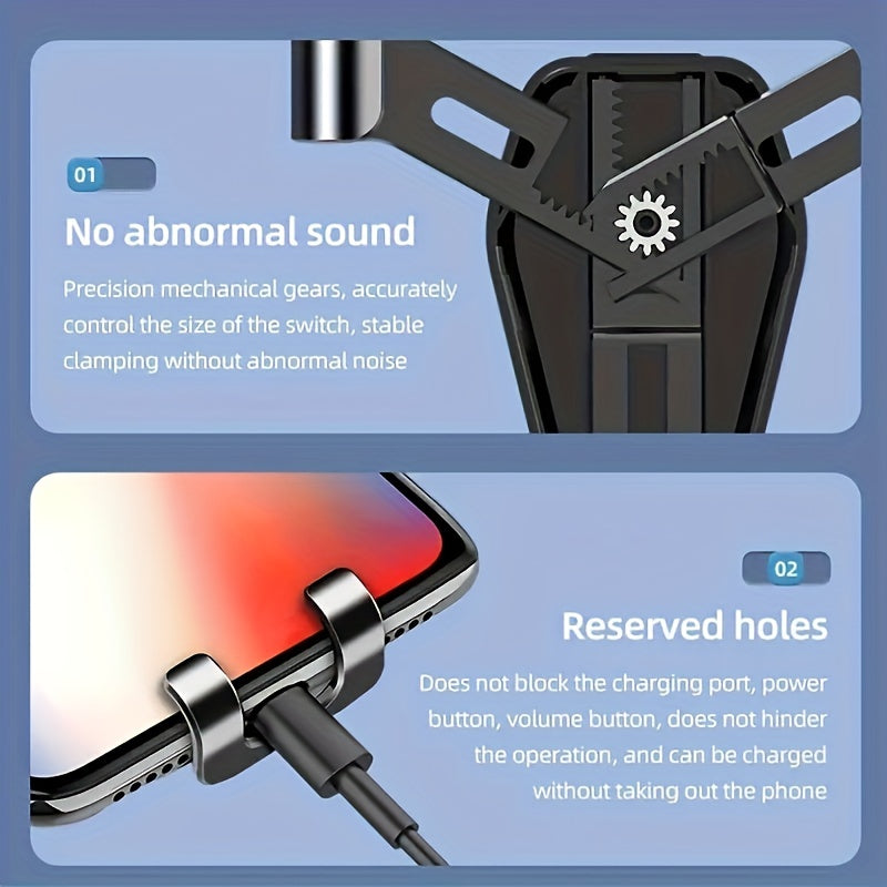 Universal Car Air Vent Phone Holder Adjustable Auto Lock Smartphone Mount