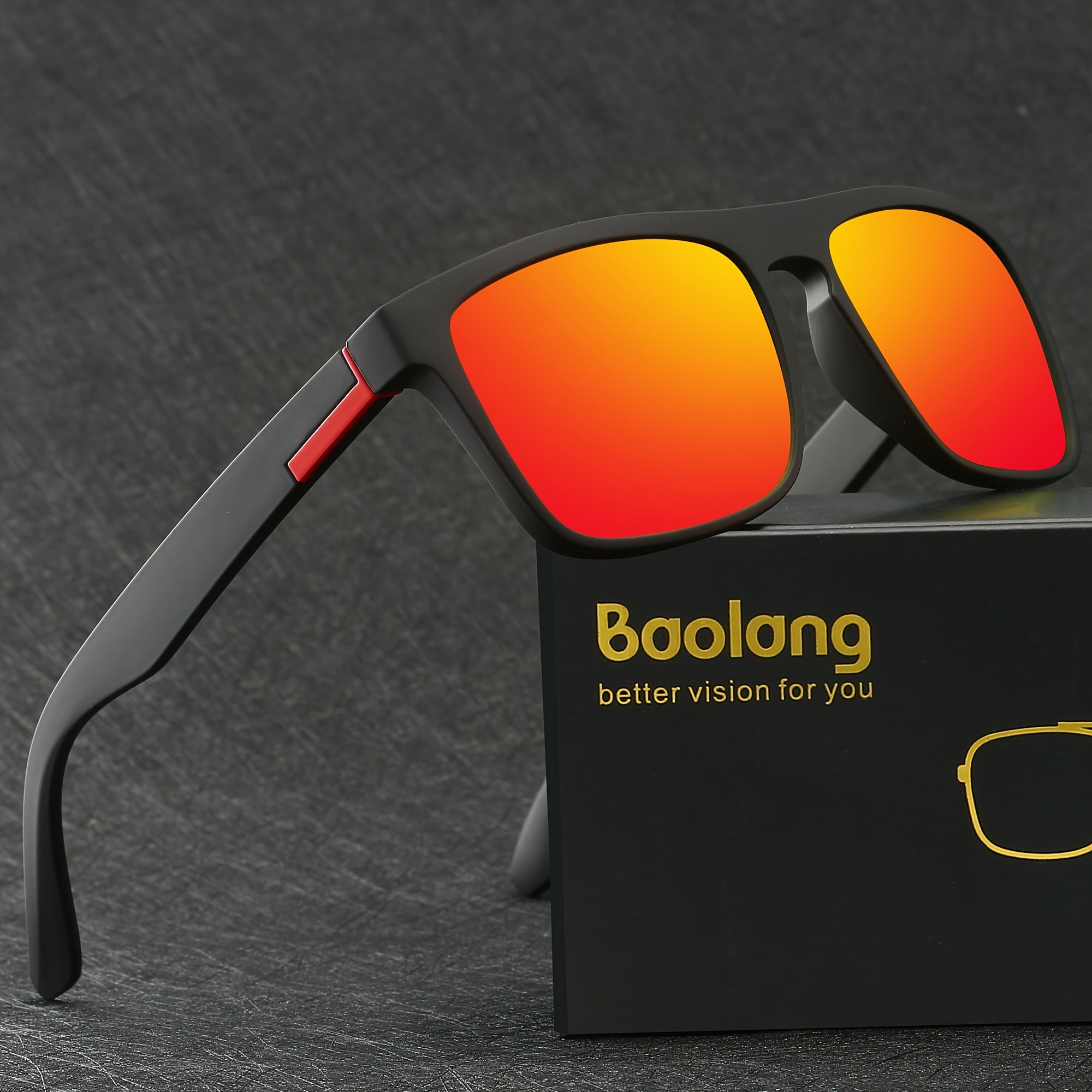 Unisex Square Polarized Sunglasses for Men and Women Casual Outdoor Sports Travel