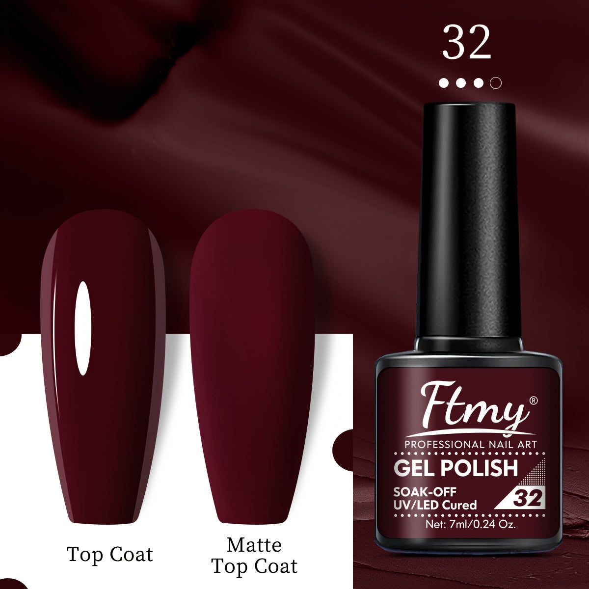 Women Gel Nail Polish Strong Bright Colors Long-Lasting