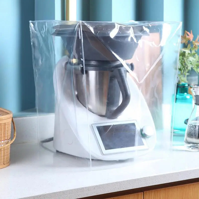 Kitchen Appliance Dust Cover Transparent Plastic Shield for Mixer Robot
