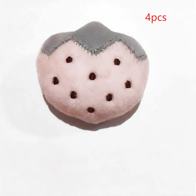 Pink Cartoon Strawberry Blanket Clips for Duvet Covers and Sheets