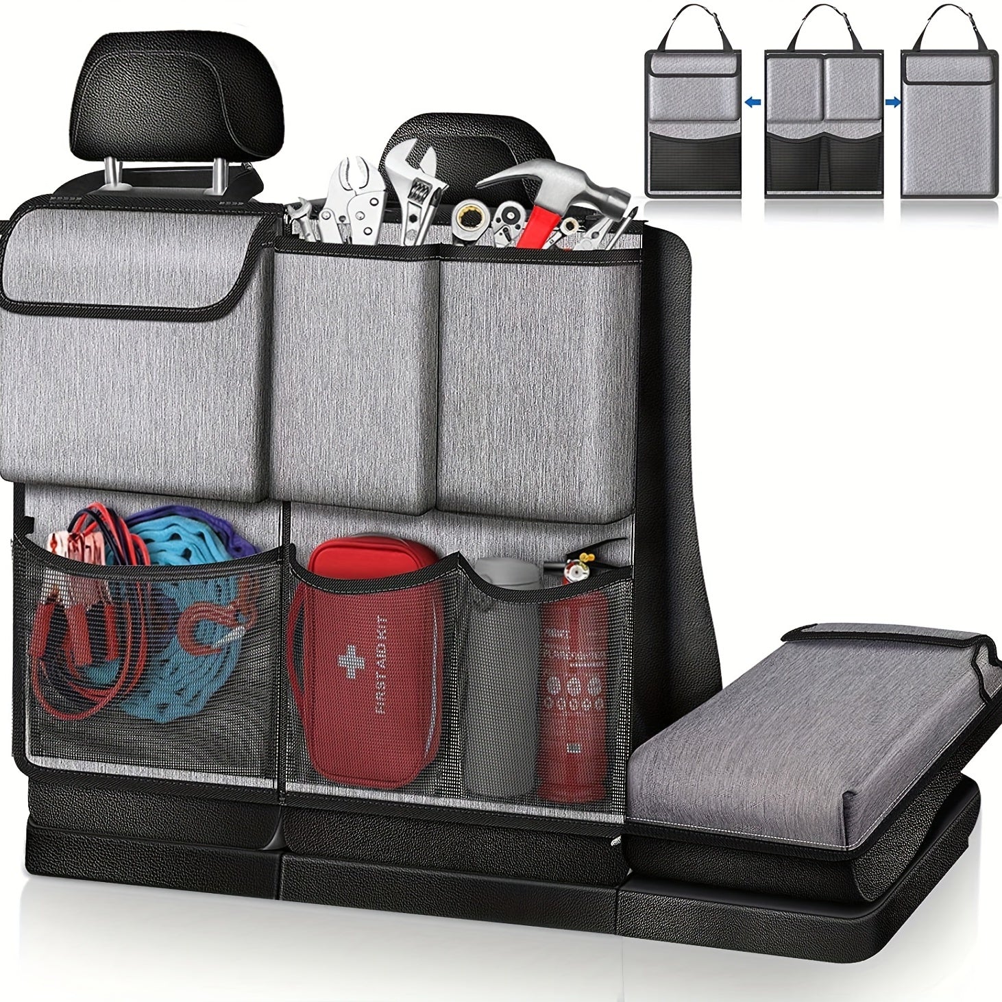 Car Trunk Storage Bag Oxford Cloth Car Organizer Hanging Seat Back Trinket Box