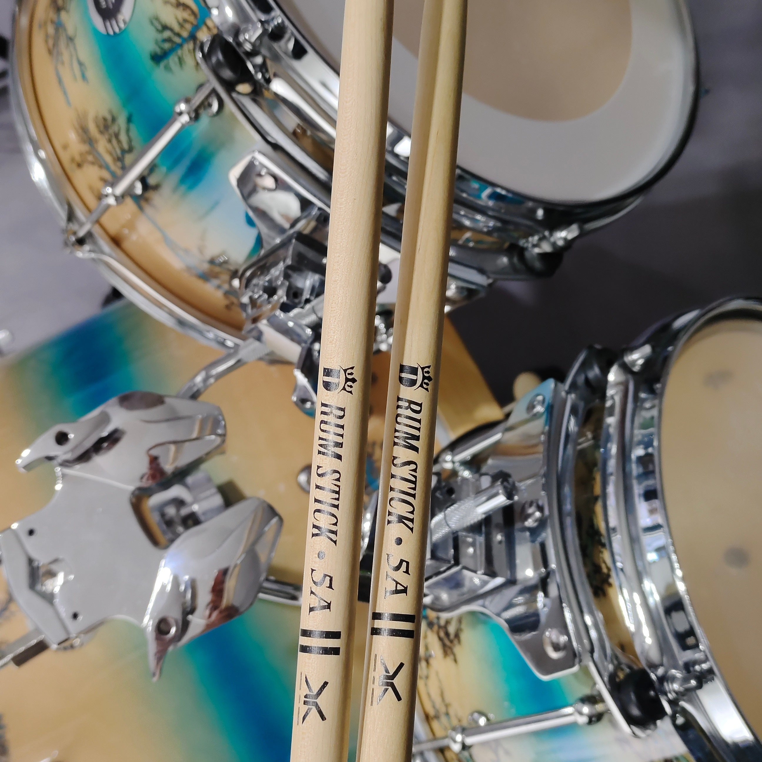 Maple 5A Drumsticks for Electronic and Acoustic Drums Pair