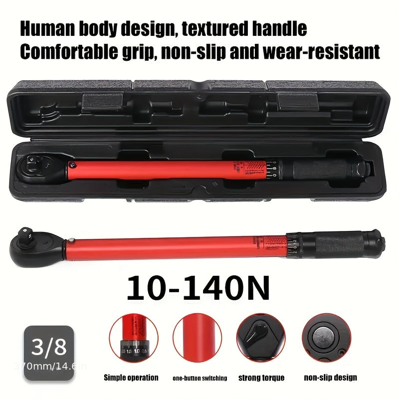 Adjustable Torque Wrench 72-Tooth Round Tube Auto Repair Ratchet Tool