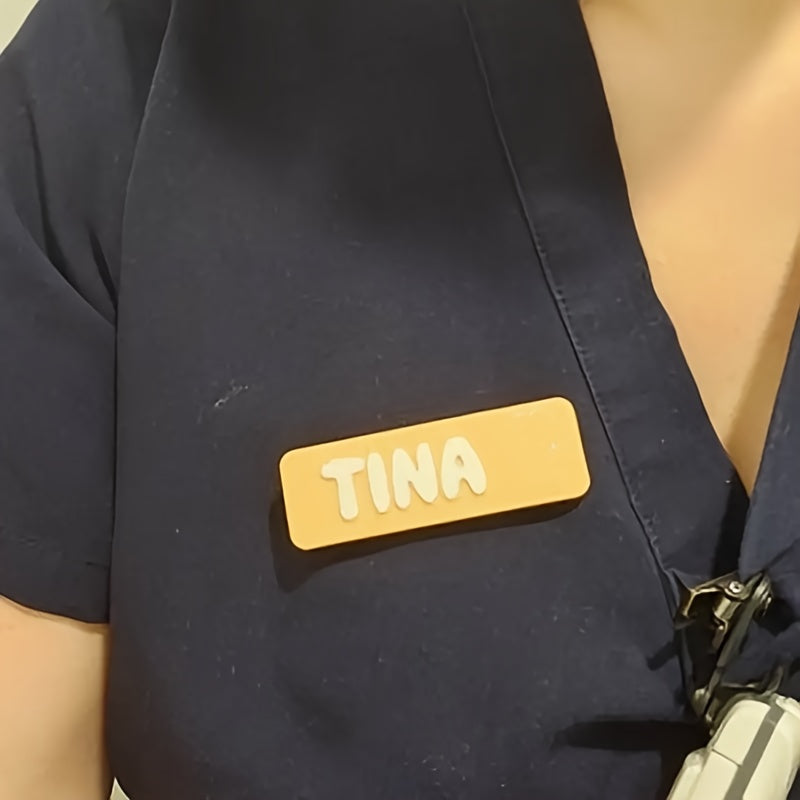 Именная бейдж с магнитной задней частью для медсестер, учителей, акушерок