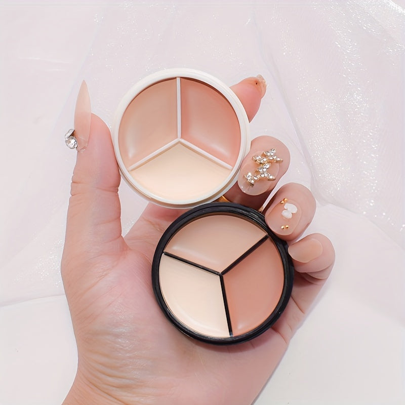 Uniseks yashirincha palitrasi 3 ta ranglar, suv o'tkazmaydigan, uzoq davom etadigan, qora doiralar uchun