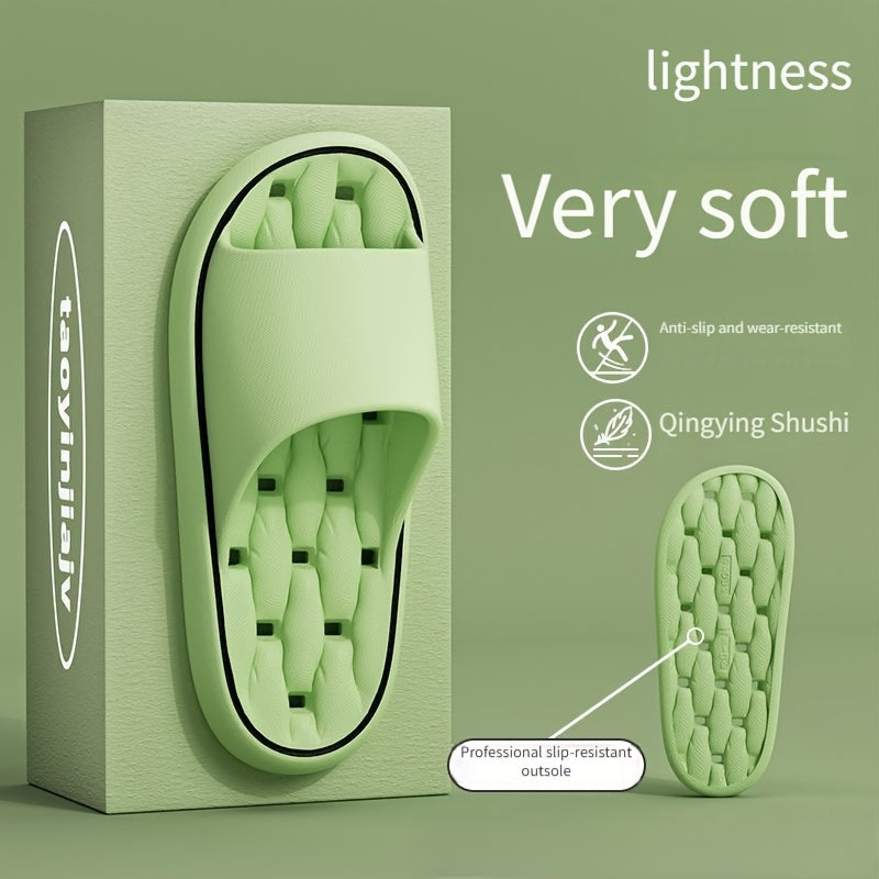 Unisex EVA Slippers Non-Slip Minimalist Stripes House Beach Footwear