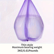 100 ta bir foydalanishlik chiqindi sumkasi 45x50cm, uy, ofis va avtomobil uchun ko‘p maqsadli