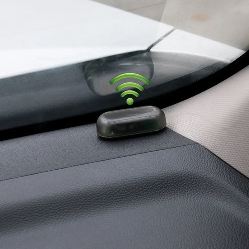 Solar-Powered Car Anti-Theft LED Decorative Lights, Rechargeable USB, Indoor Use