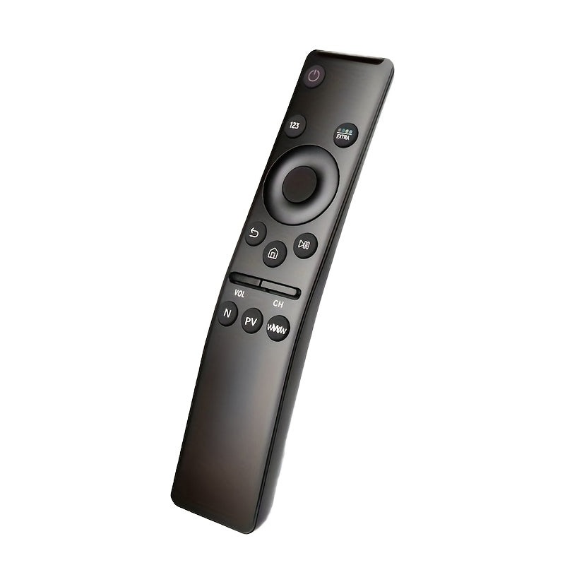 Ergonomic Black IR Remote Control for 4K 8K Smart TVs with Netflix Prime Video Buttons