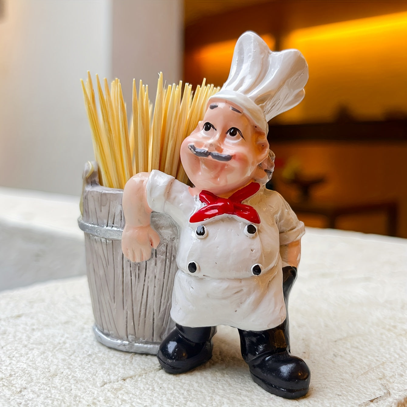 Toothpick Holder Figurine, ABS Resin, Kitchen Decor, Gift for Special Occasions
