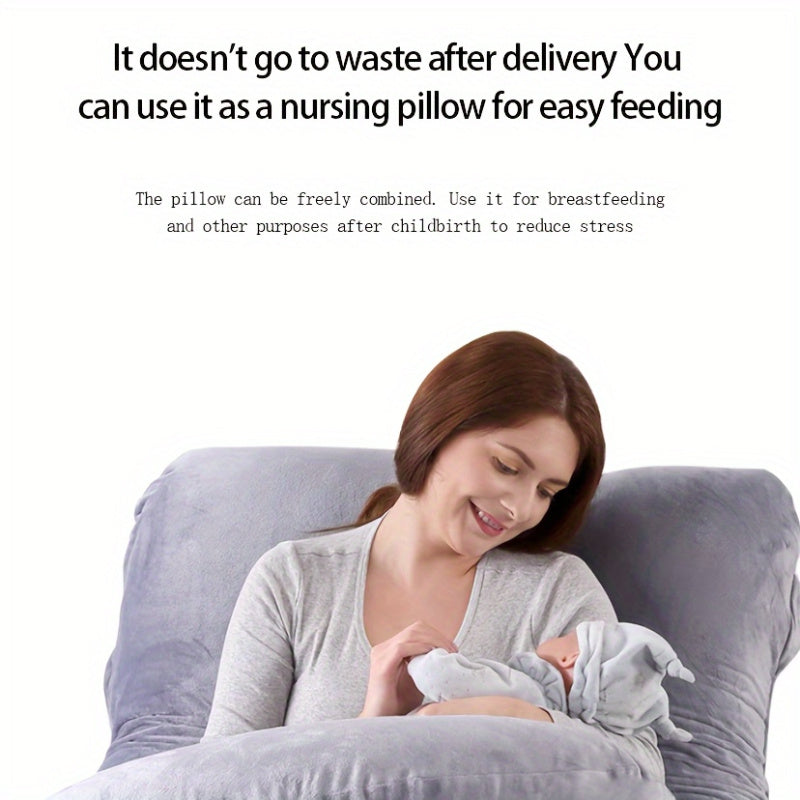 Ko'p funksiyali homiladorlik yostiqchasi, G-shakl dizayni bilan, salqin qulaylik uchun. Olib tashlanadigan va yuviladigan qopqoq, qorin va belni qo'llab-quvvatlash, yumshoq paxta tanasi. Yonma-yon yotish va kutayotgan onalar uchun ideal.