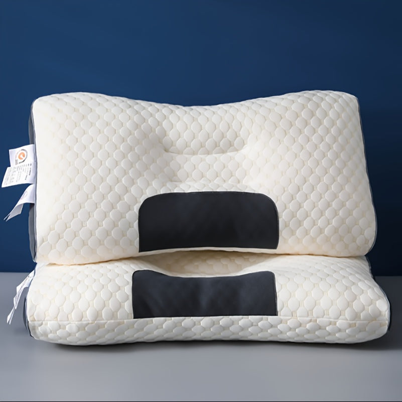 2 dona tikilgan massaj bo‘yni yostiqchalari, sozlanadigan ergonomik qo‘llab-quvvatlash, oq