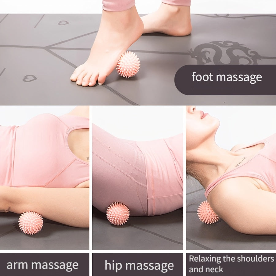 Hedgehog-Shaped PVC Massage Ball for Deep Tissue Relaxation for Neck Shoulders Back