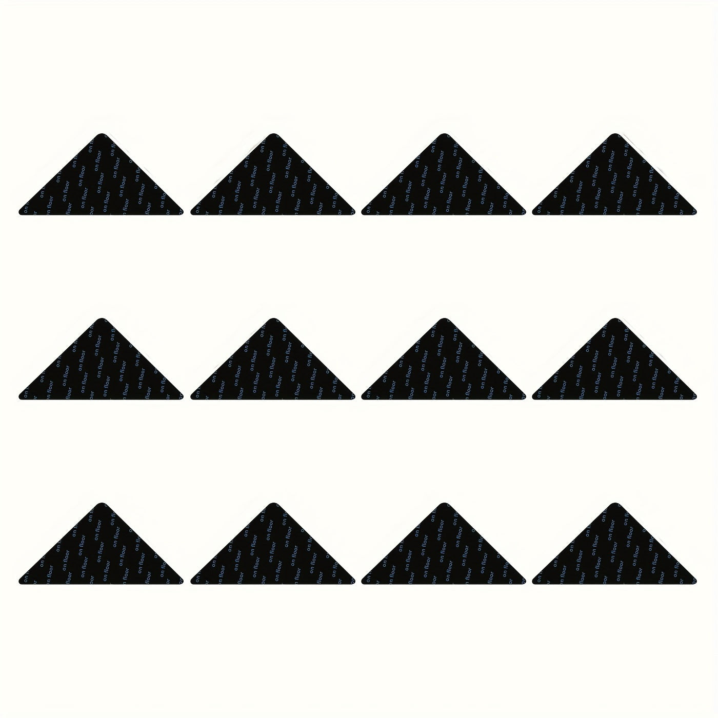 Set of 4, 8, or 12 Reusable Rug Grippers for Hardwood Floors and Tiles