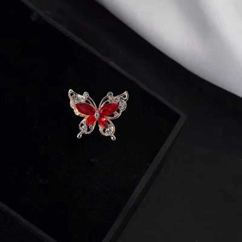 Small Silver Brooch for Shirts and Collars Prevents Unwanted Movement Stylish Collar Pin for Suit or Clothes