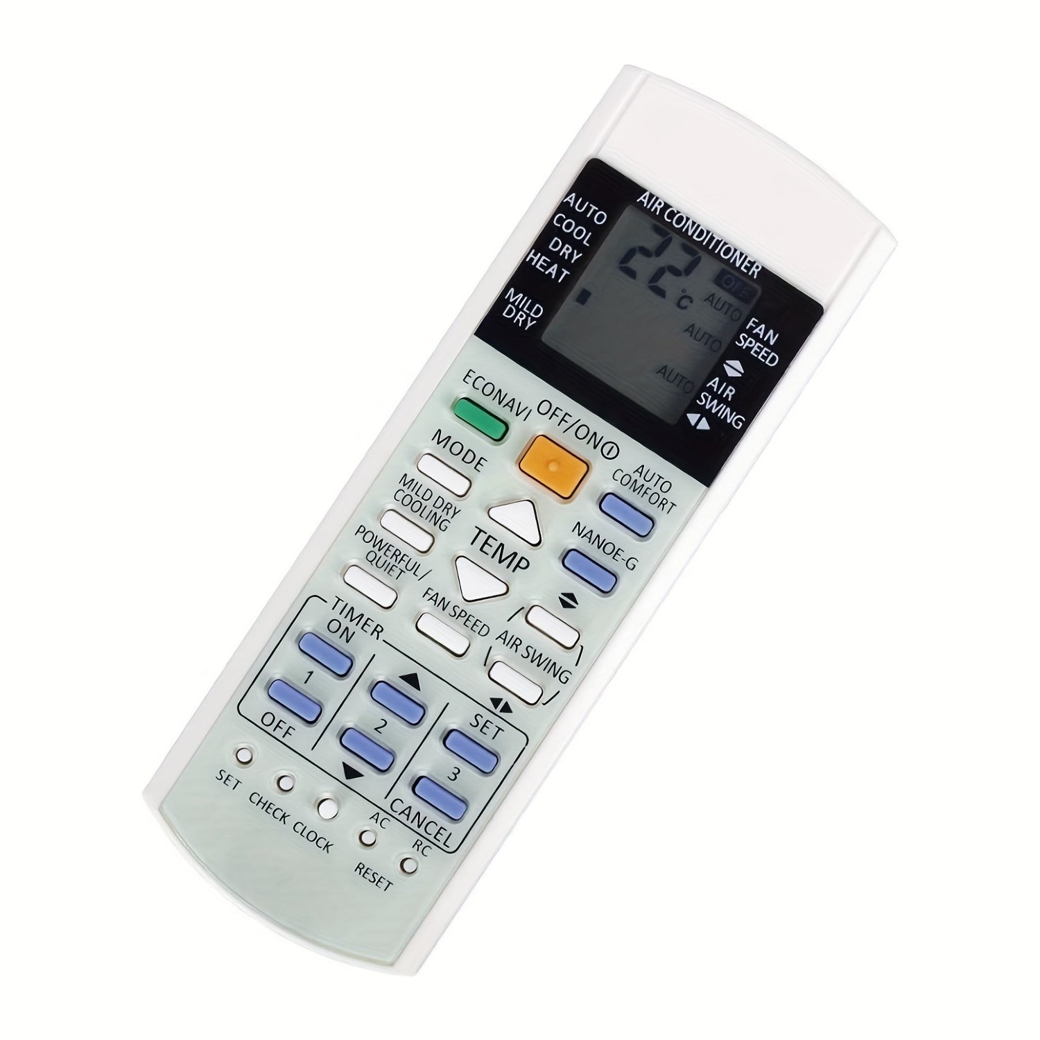 Control remoto del aire acondicionado para modelos Panasonic A75C3208 A75C3706 A75C3708 KTSX5J A75C3167 A75C3607 A75C3871 A75C3772