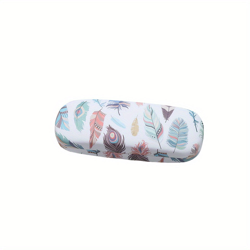 Faux Leather Glasses Case for Men and Women Spacious Eyewear Storage