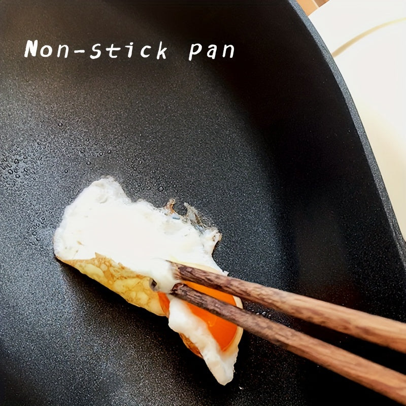 Set of 3 Non-Stick Aluminum Fish Skillets with Lids and Spatula for Kitchen