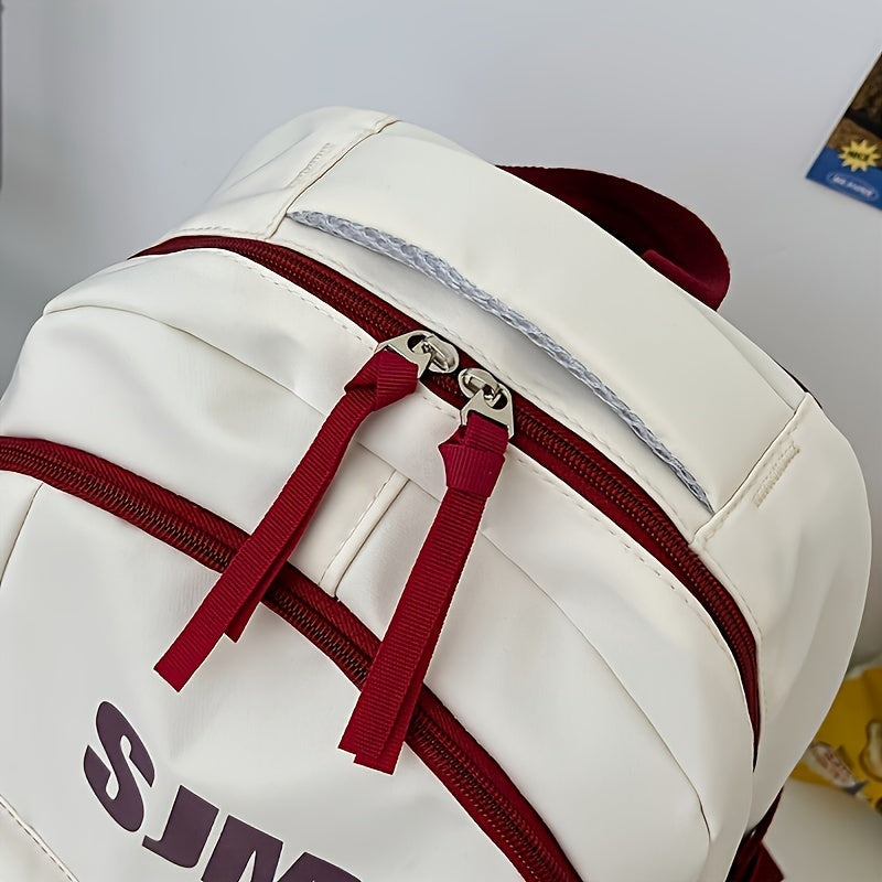 Mochila de viaje de nylon duradero para hombres y mujeres, mochila casual para exteriores y uso diario