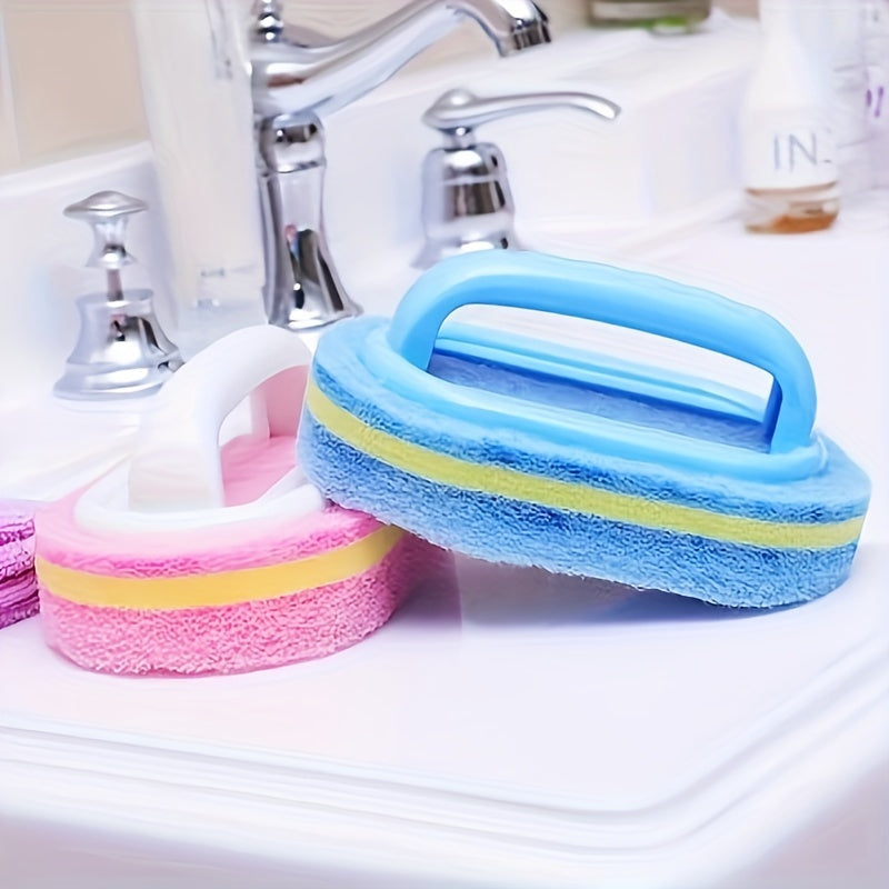 Magic Sponge Cleaning Brush Portable Manual Scrubber for Kitchen Bathroom Car