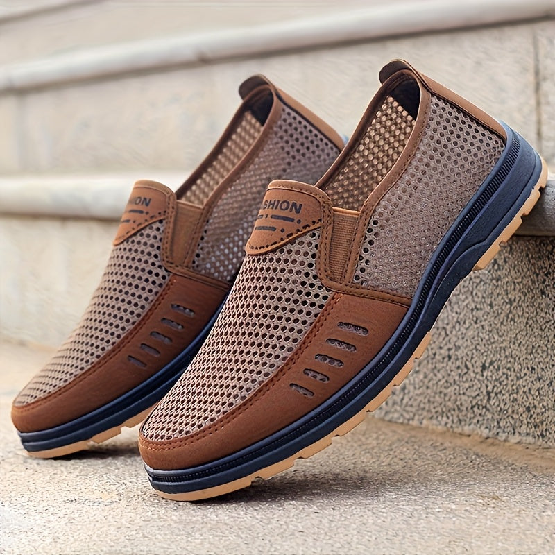 Men's Breathable Slip-On Casual Shoes for Daily Comfort and Minimalist Style