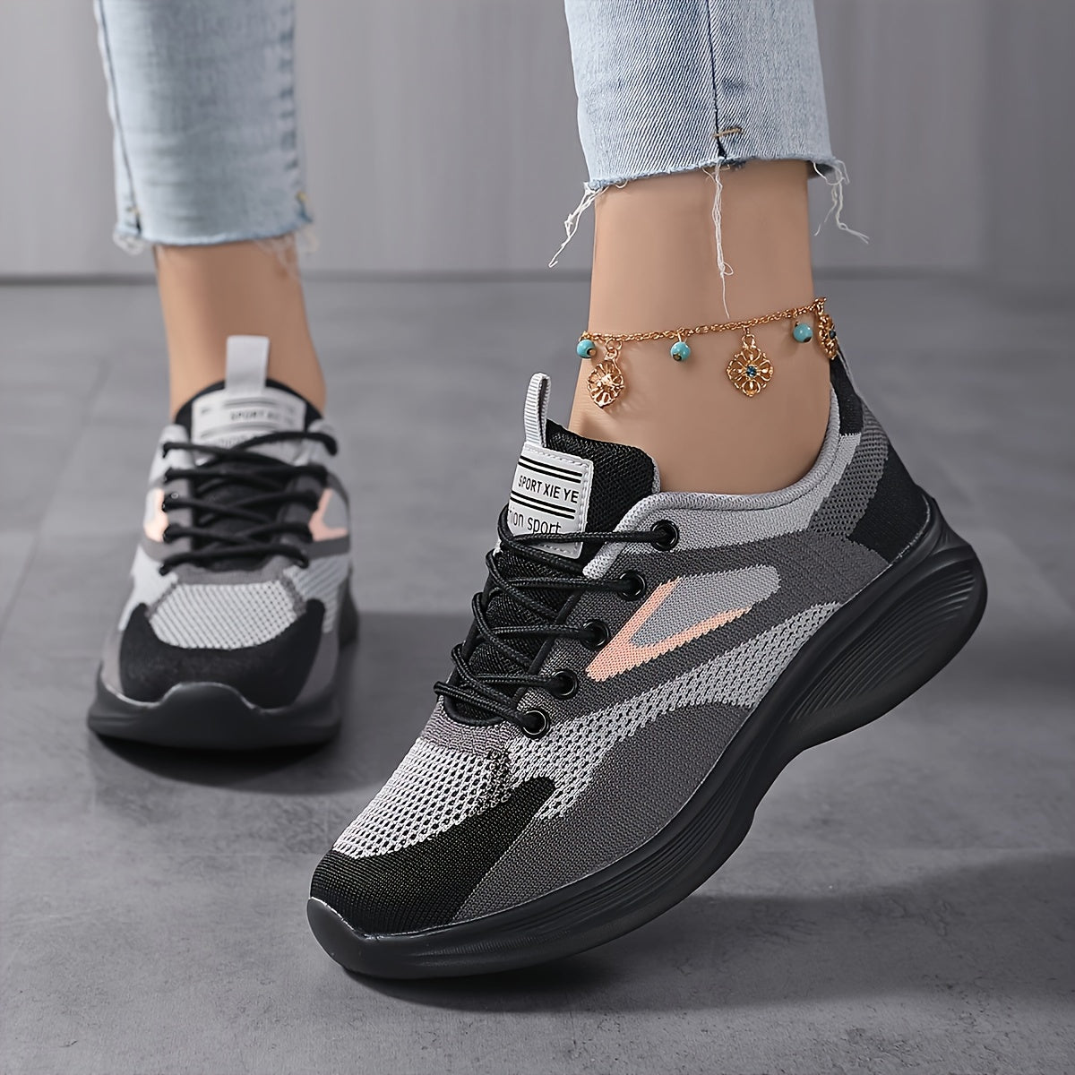 Женские дышащие сетчатые кроссовки casual легкие, белые низкие кеды для прогулок