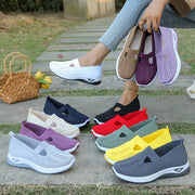 Women's Mesh Slip-On Sneakers Lightweight Cushioned Casual Walking Shoes