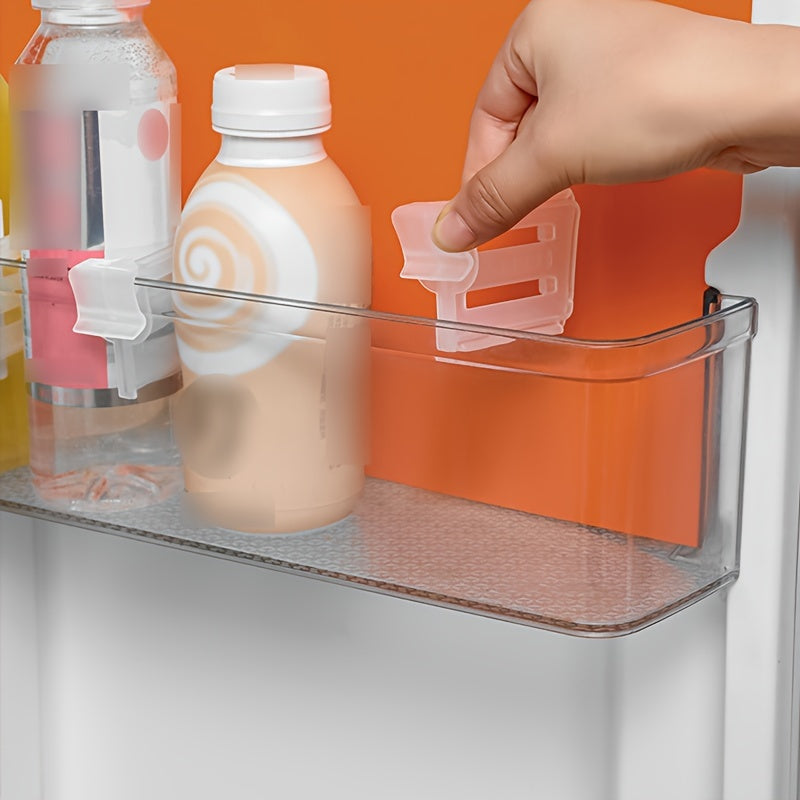 Organizador ajustable para nevera para bebidas y salsas con partición expandible