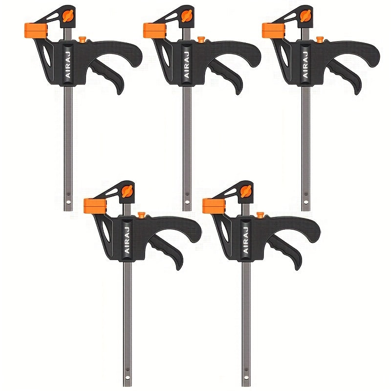 4 dyuymli yog'och ishlash klampalari po'lat suv o'tkazmaydigan DIY me'morchilik asboblari to'plami 5 ta