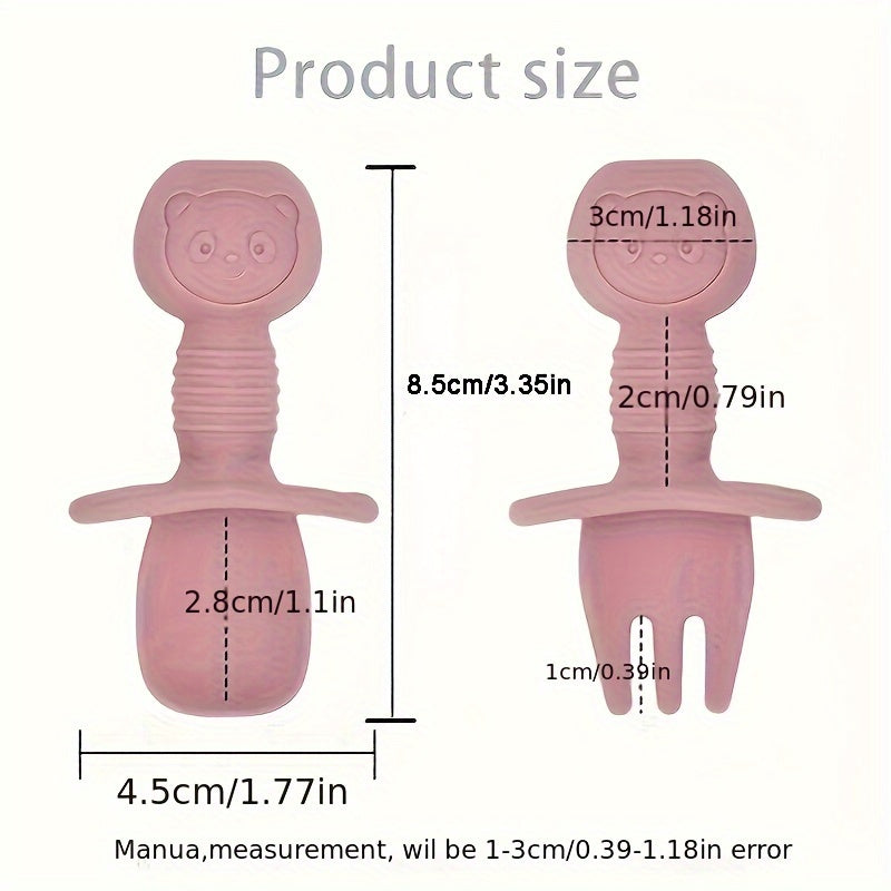 Set of 3 Silicone Baby Plates with Smile Face Design Toddler Feeding Set BPA-Free Dishwasher Safe