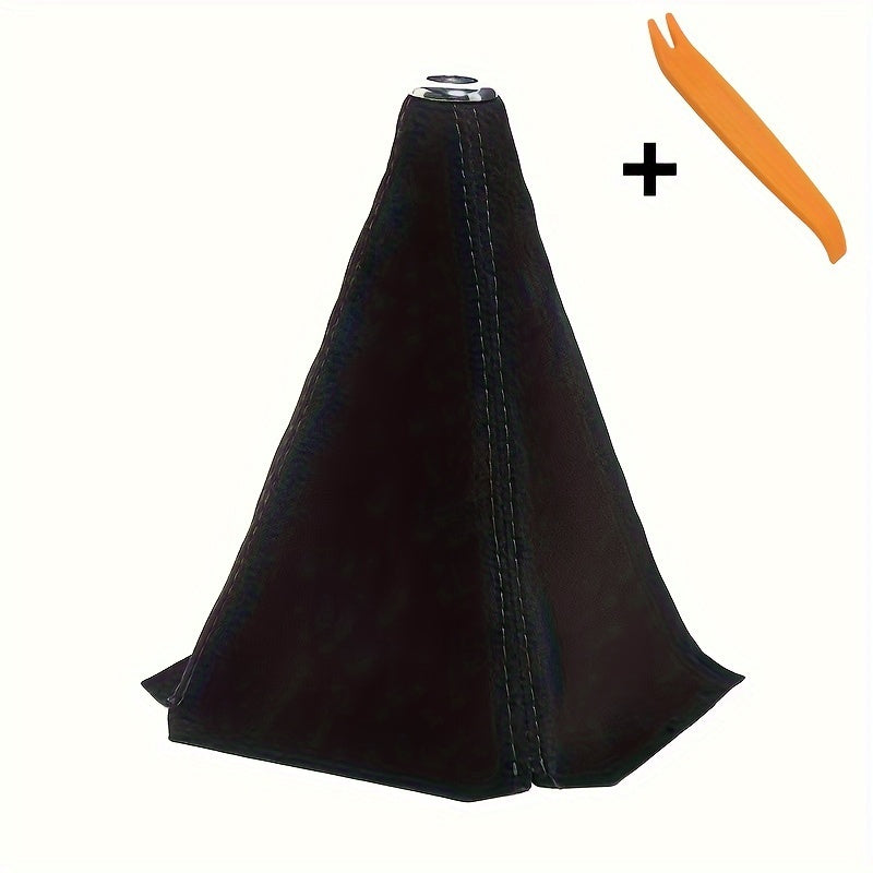 Universal Car Gear Shift Knob Cover Waterproof PU Leather Dust Boot Interior Decor