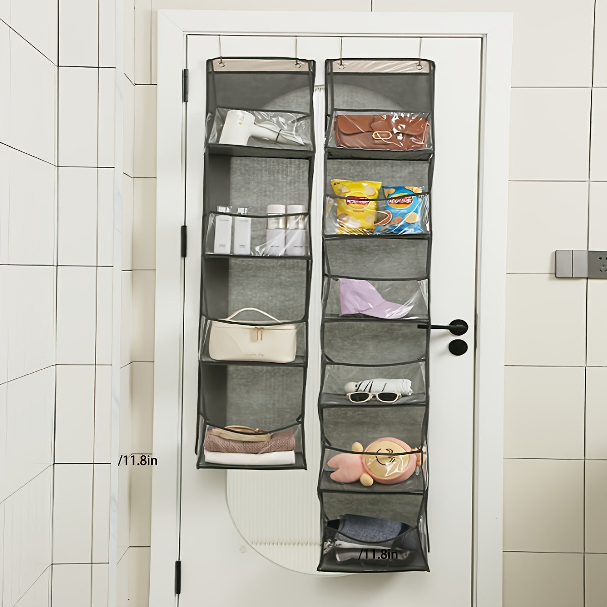 Fabric Hanging Storage Pocket for Home and Dormitory Door Organizer