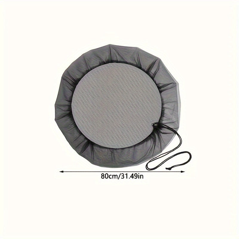 Крышка для бочки с дождевой водой, сетка с шнурком для садов и улицы, водонепроницаемая