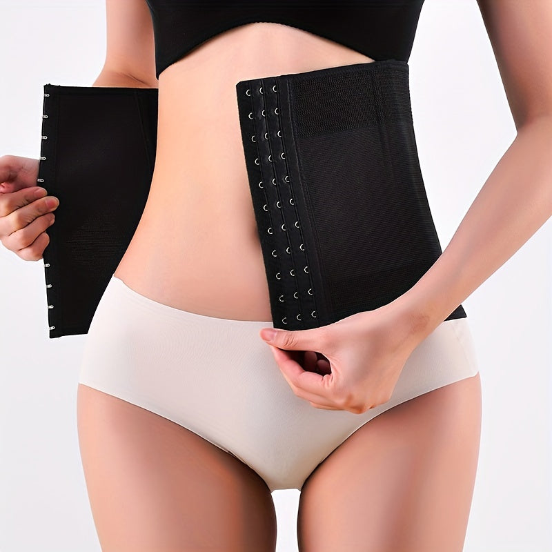 Women's Slim Girdle Belt for Waist Control and Tummy Shaping Polyester Elastane Medium Support
