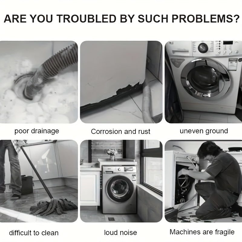 Set of 4 Anti-Vibration Pads for Appliances Noise Reduction Shock Absorption