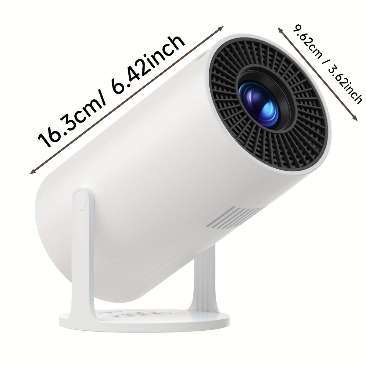 Mini Projector 4K Ultra Bright Portable with 180° Stand Home Office Party