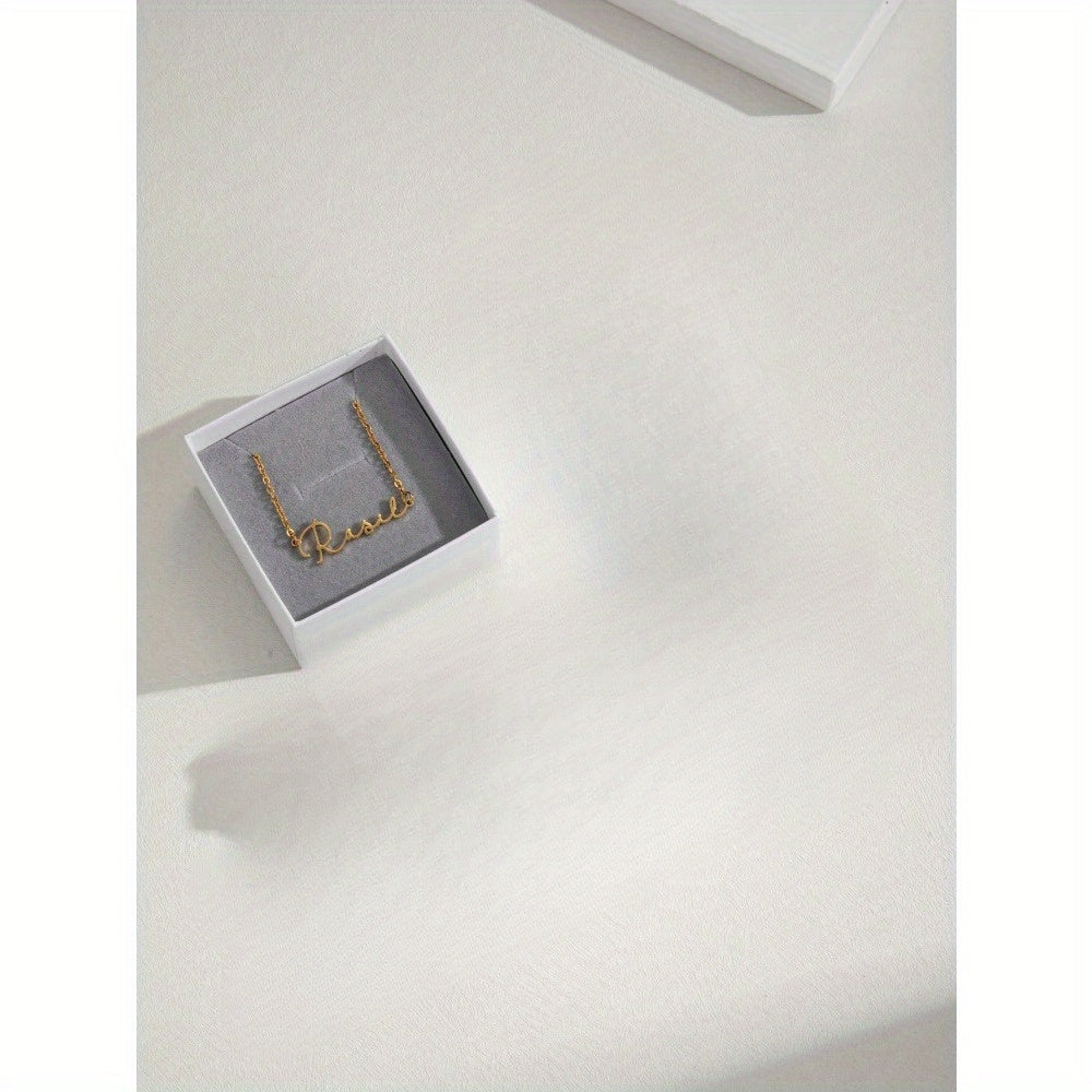 Conjunto de joyería con alas de mariposa personalizadas, collar y pulsera de acero inoxidable, regalo para mujeres