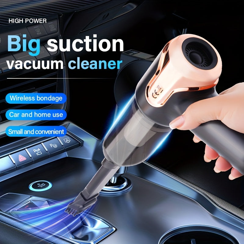Handheld Wireless High-Power Vacuum Cleaner for Car and Home Cleaning