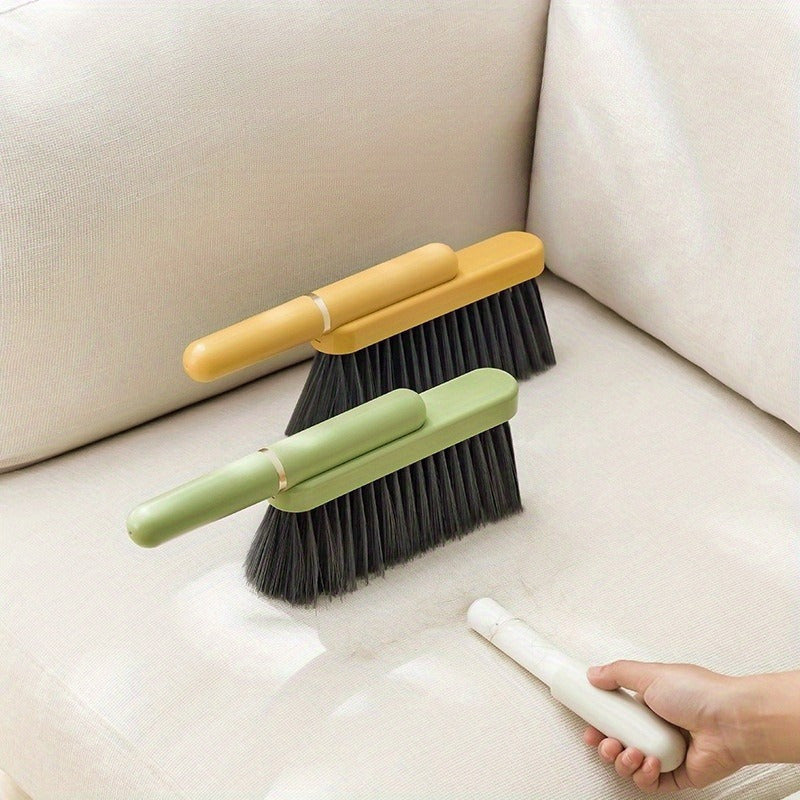 Soft Bristle Handheld Brush for Clothing, Blankets, Carpets, Small Broom Head