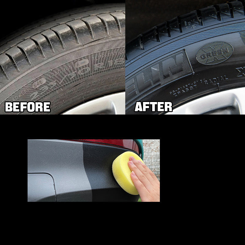 Черный воск для восстановления пластиковых деталей интерьера автомобиля, бампера, панели приборов