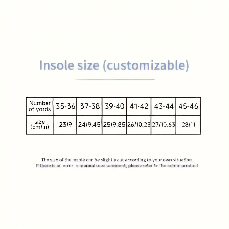 Women's 4D Ultra Soft Sports Insoles with Shock Absorption and Breathable Design