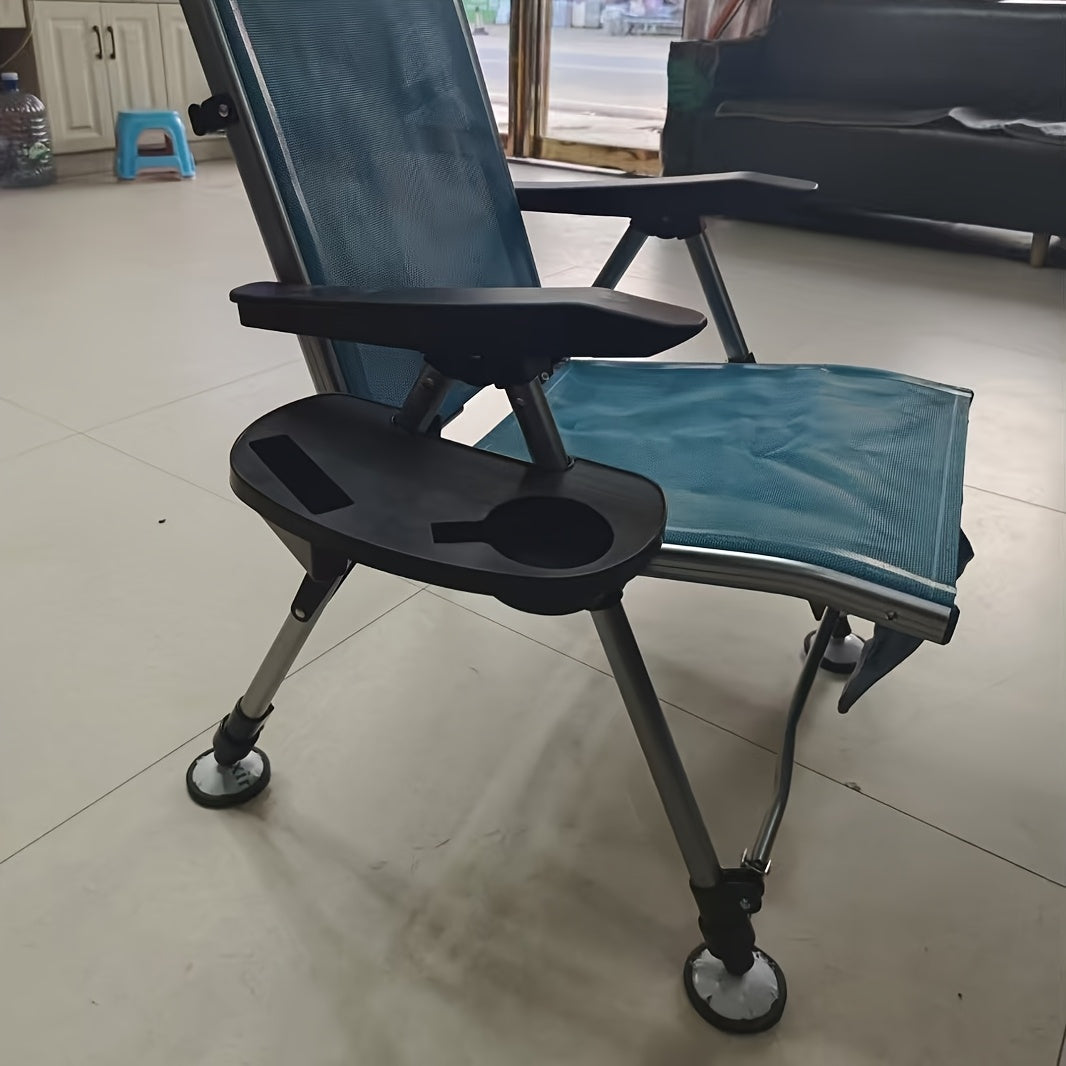 Outdoor Chair Tray Accessories Set with Cup Holder and Adjustable Design