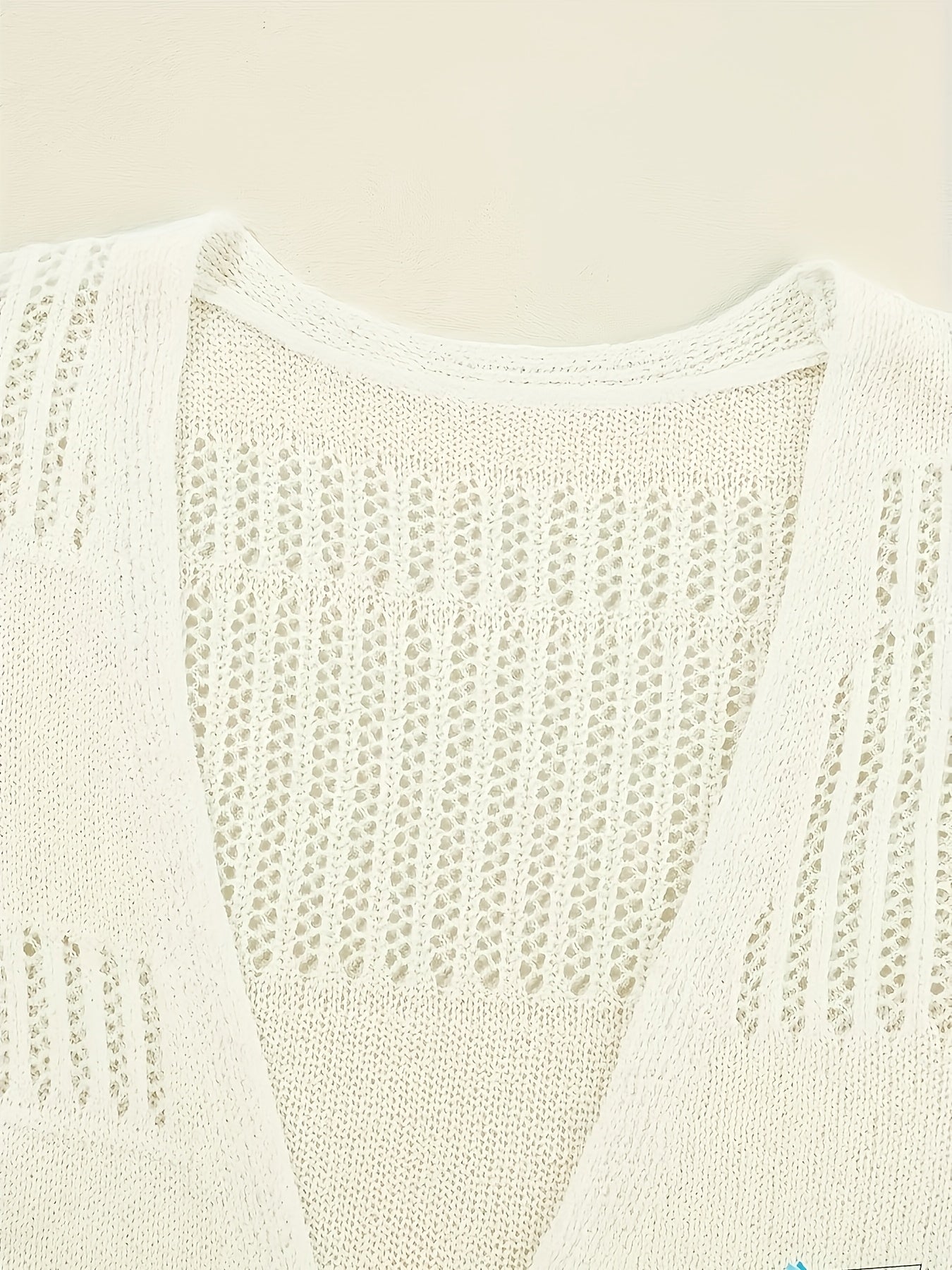 Plus-Size Women's Lace Beach Cardigan Open Front Lightweight Cover-Up