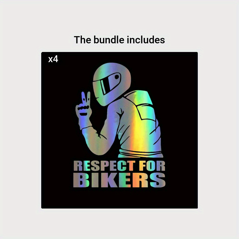 Отражающая наклейка на мотоцикл и автомобиль, декоративный декаль для байкеров