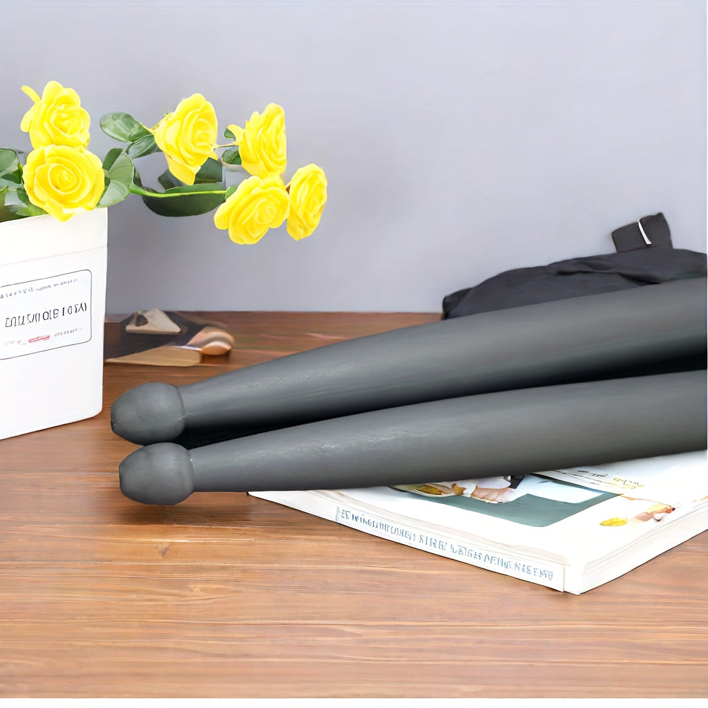 Carbon Fiber Drumsticks Pair for Jazz and Electronic Drums Black Grey