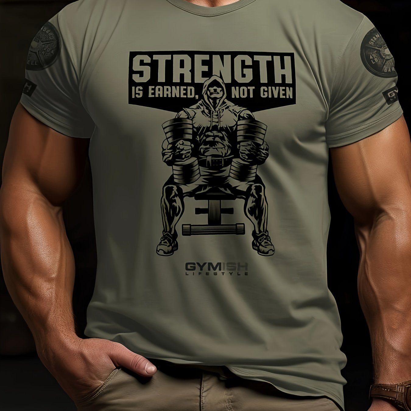 Мужская футболка из полиэстера большого размера с принтом по всему изделию, круглый вырез, короткий рукав, лето